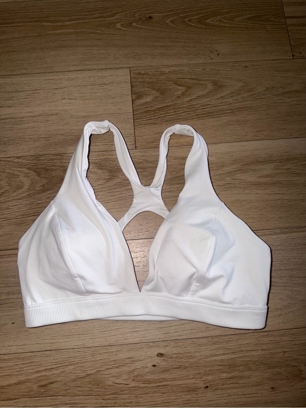 ALO Yoga White Racerback Bralette